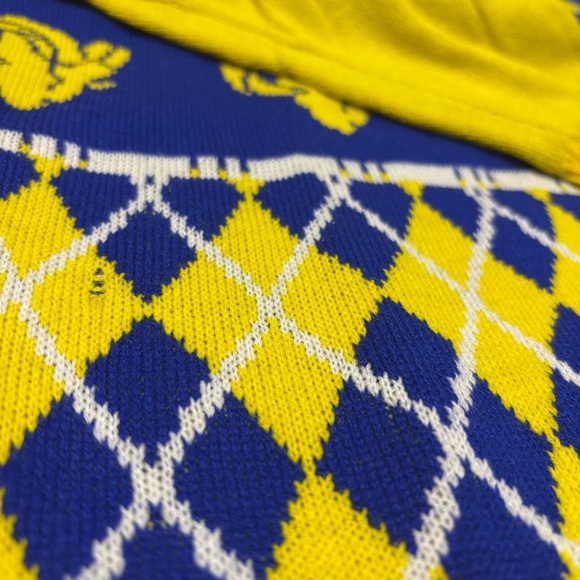 Los Angeles Rams Busy Block Snowfall Sweater, Medium - Picture 11 of 12